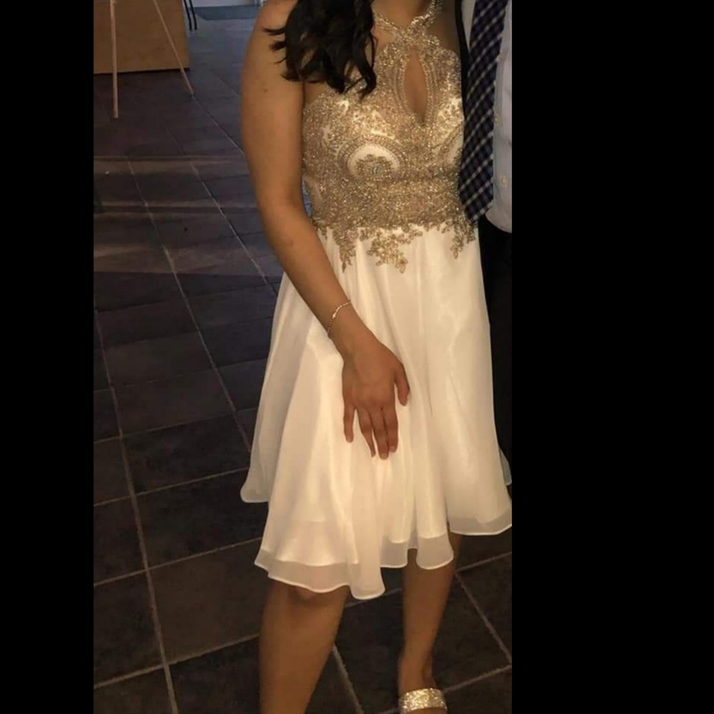 White Gold Dress